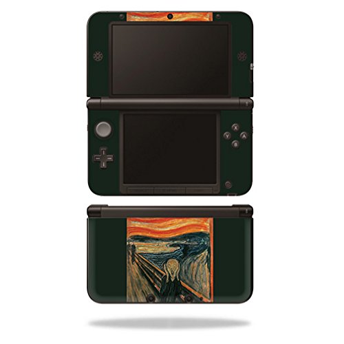 MightySkins Skin Compatible with Nintendo 3DS XL - The Scream | Protective  Durable  and Unique Vinyl Decal wrap Cover | Easy to Apply  Remove  and Change Styles | Made in The USA