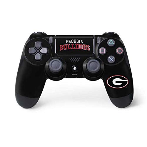 Skinit Decal Gaming Skin Compatible with PS4 Controller - Officially Licensed University of Georgia Bulldogs Design