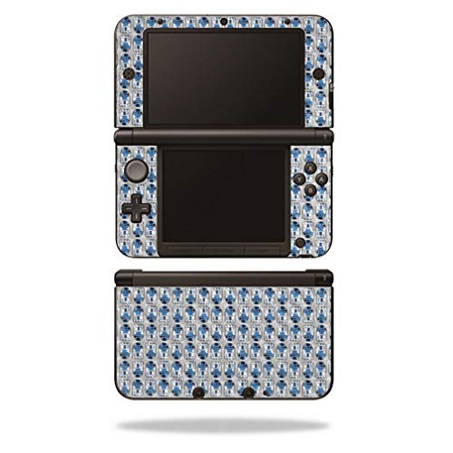 MightySkins Carbon Fiber Skin for Nintendo 3DS XL Original (2012-2014) - Galaxy Bots | Protective  Durable Textured Carbon Fiber Finish | Easy to Apply  Remove  and Change Styles | Made in The USA