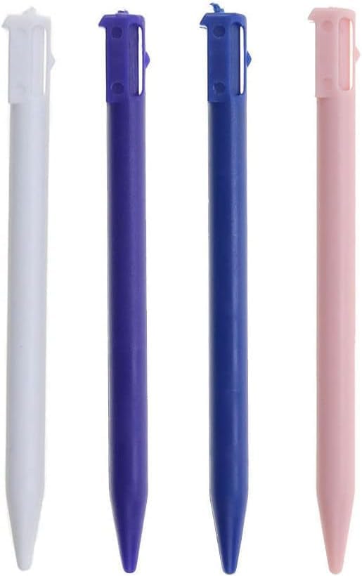 LightFairy 4PCS Plastic Touch Screen Pen Stylus Portable Pen for 3DS Game Console Stylus Pen (4 Color A)