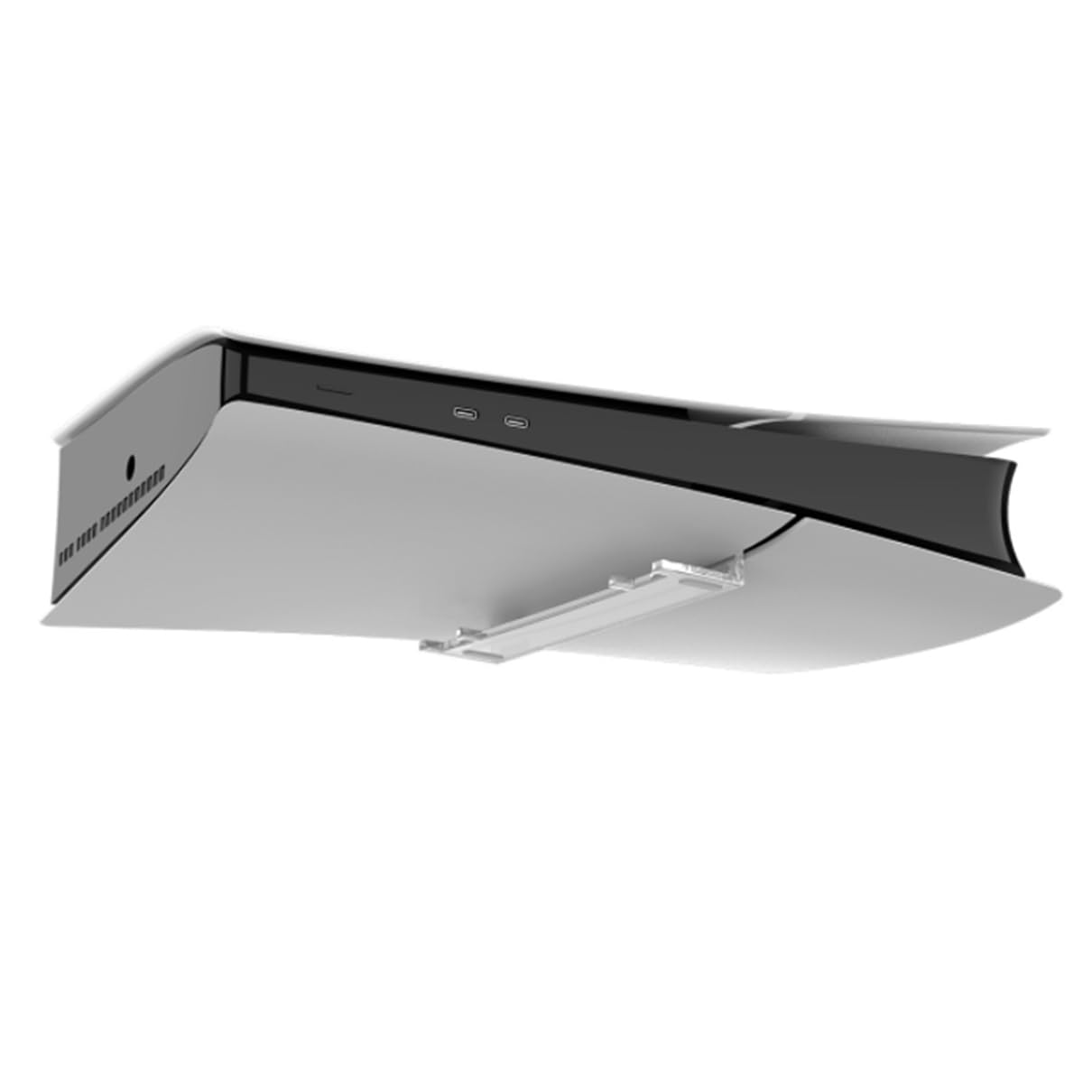 XBERSTAR PS5 Slim Stand - Cooling Feet, Horizontal Bracket Holder for PS5 Digital & Disc, 6.0x5.0x2.0cm