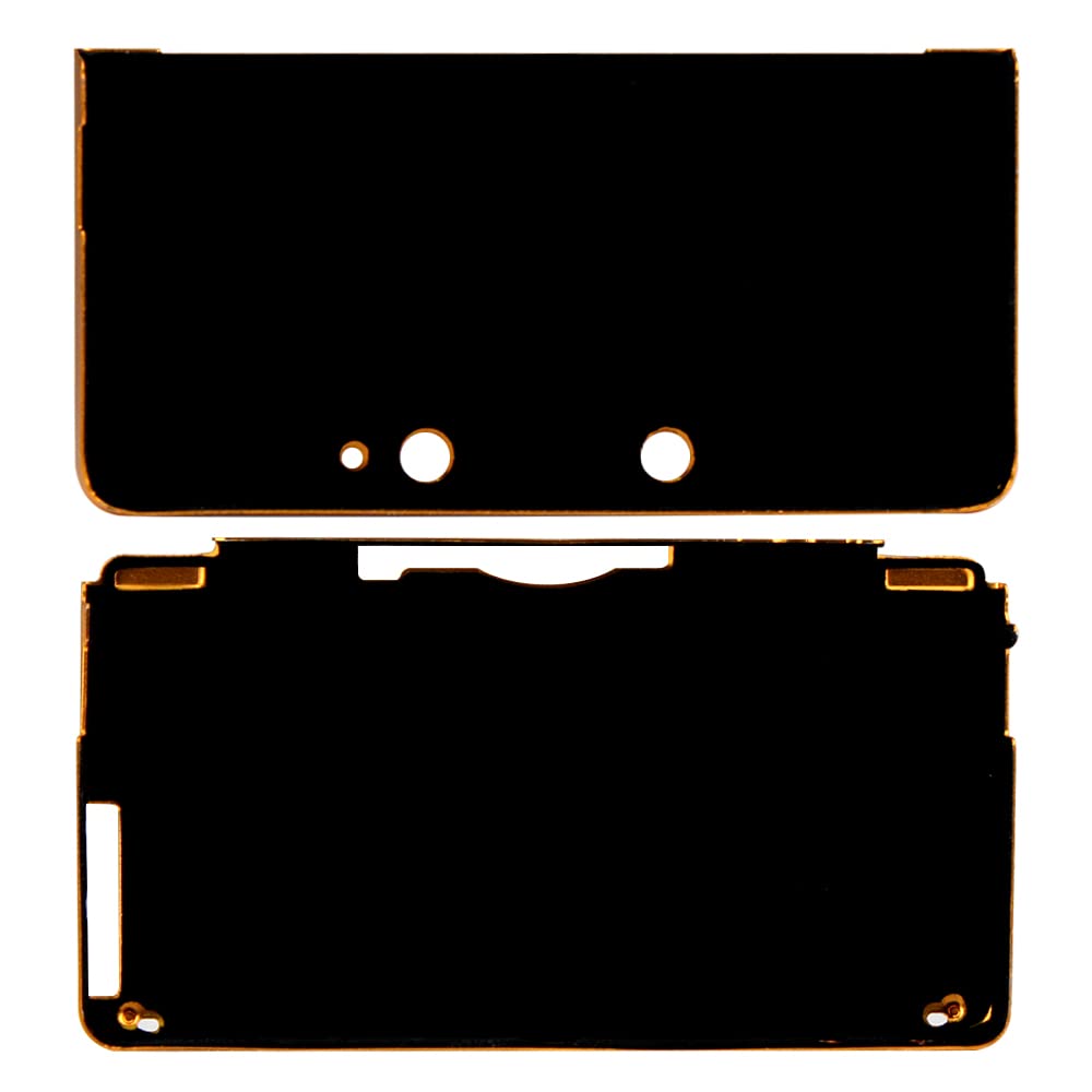 OSTENT Anti-Shock Aluminum Hard Case for Nintendo 3DS - Gold