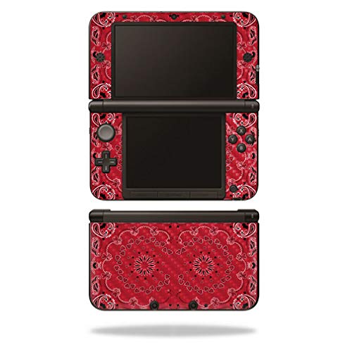 MightySkins Carbon Fiber Skin for Nintendo 3DS XL Original (2012-2014) - Bandana | Protective  Durable Textured Carbon Fiber Finish | Easy to Apply  Remove  and Change Styles | Made in The USA