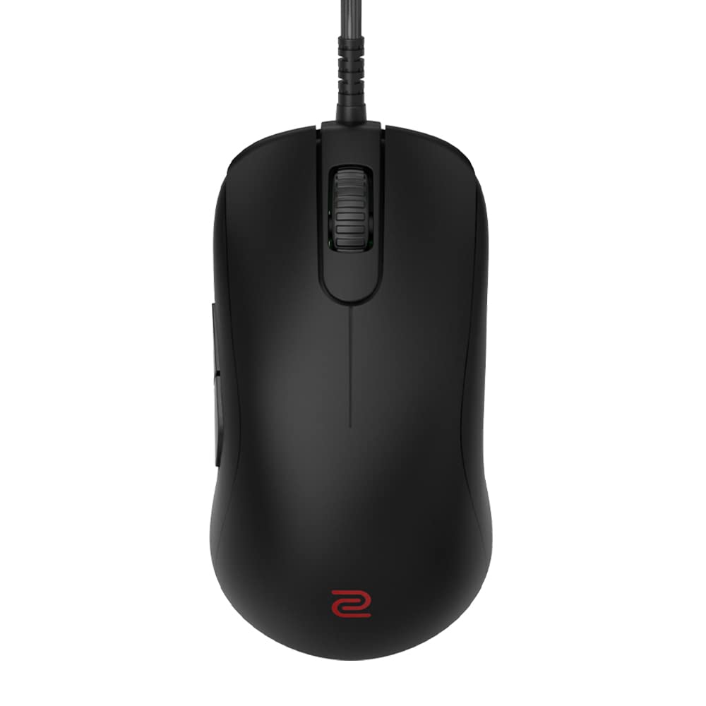 BenQ Zowie S2-C Gaming Mouse - Symmetrical, Driverless, Paracord Cable, Small Size, Matte Black