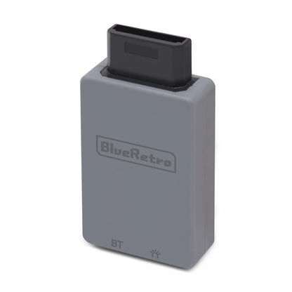 BITFUNX RetroScaler Wireless Controller Adapter for SEGA Saturn - Compatible with PS3/PS4/PS5, Xbox One S - Grey