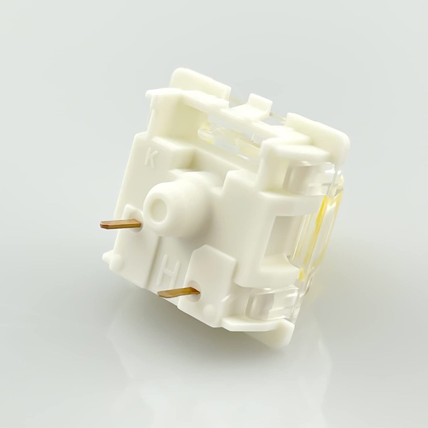 kutethy Gateron G Yellow Pro Switches, Pre-lubed 3pin RGB SMD Linear, 72 PCS, Yellow for Gaming Mechanical Keyboards