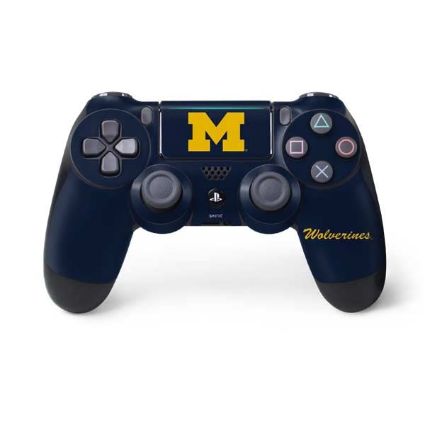 Skinit Decal Gaming Skin Compatible with PS4 Pro/Slim Controller - Officially Licensed University of Michigan M Logo Bold Design