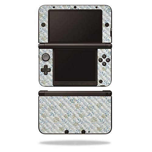 MightySkins Carbon Fiber Skin for Nintendo 3DS XL Original (2012-2014) - Jasmine | Protective  Durable Textured Carbon Fiber Finish | Easy to Apply  Remove  and Change Styles | Made in The USA