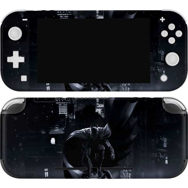 Skinit Decal Gaming Skin Compatible with Nintendo Switch Lite - Officially Licensed DC Comics Arkham Origins Batman in Action Pose Design