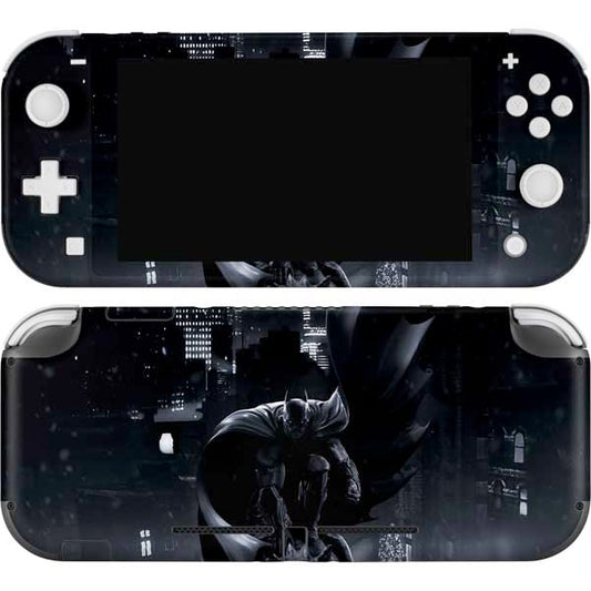 Skinit Decal Gaming Skin Compatible with Nintendo Switch Lite - Officially Licensed DC Comics Arkham Origins Batman in Action Pose Design