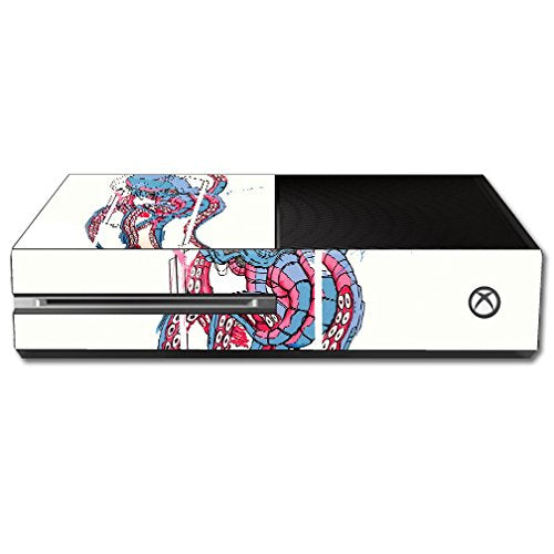 MightySkins Skin Compatible with Microsoft Xbox One - Robo Squid | Protective, Durable, and Unique Vinyl Decal wrap Cover | Easy