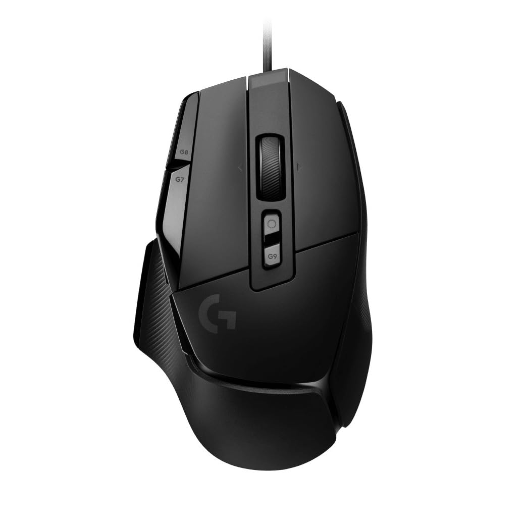 Logitech G G502 X Wired Gaming Mouse - LIGHTFORCE Hybrid Optical-Mechanical Primary switches, Hero 25K Gaming Sensor, Compatible
