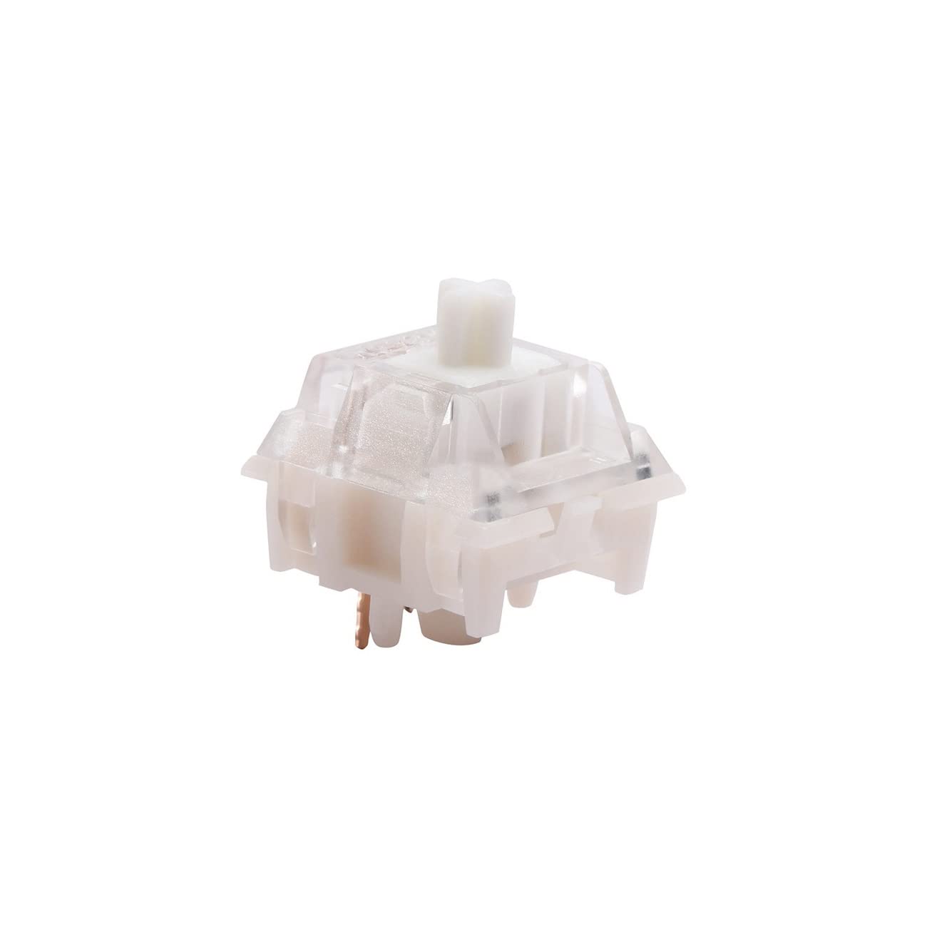 PAKJEL GAZZEW U4 RGB Switch - 5Pin Silent Tactile 65g for Mechanical Keyboards (70PCS, White)