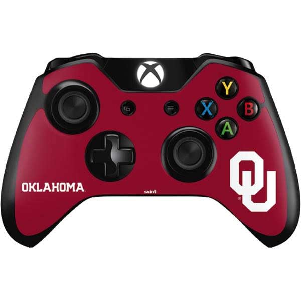 Skinit Decal Gaming Skin Compatible with Xbox One Controller - Officially Licensed University of Oklahoma Basketball Design
