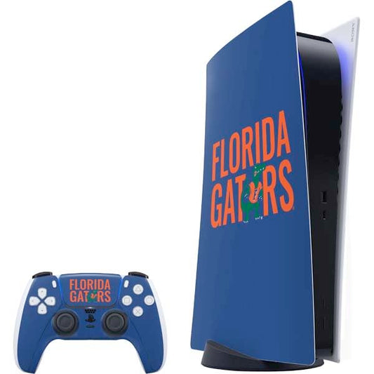 Skinit Decal Gaming Skin Compatible with PS5 Bundle - Officially Licensed University of Florida Gators Design