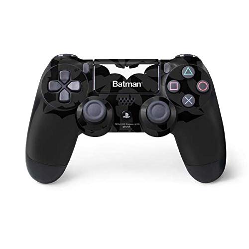 Skinit Decal Gaming Skin Compatible with PS4 Controller - Officially Licensed DC Comics Batman Dark Knight Logo Design