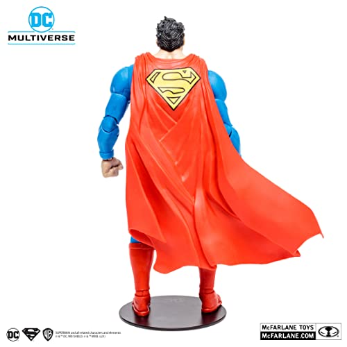 BANDAI DC Multiverse Superman Hush Action Figure - 7 Inch, Multicolored, Model TM15554, Gold Label Variant