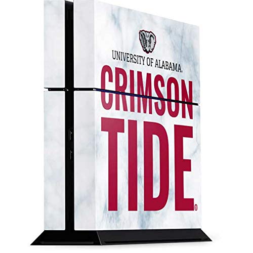 Skinit Decal Gaming Skin for PS4 Console - Officially Licensed College Alabama Crimson Tide Net Design