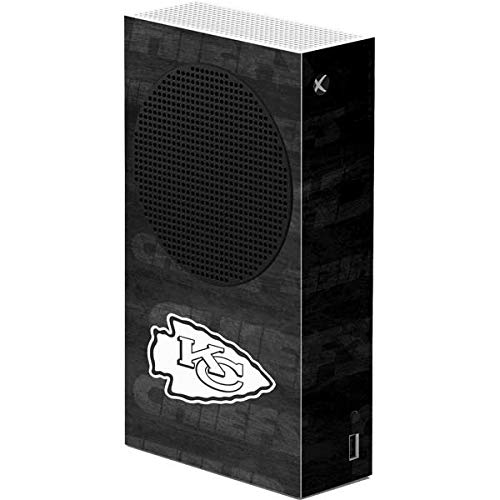 Skinit Decal Gaming Skin Compatible with Xbox Series S Console - Officially Licensed NFL Kansas City leaders Black & White Design