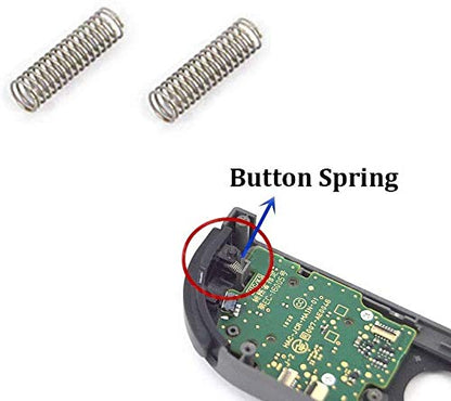 OrangeCity 4 x Joy-Con Button Springs for Nintendo Switch - Clear Green, Model US_24_B08K431G1M