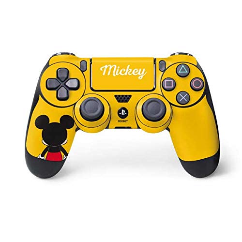 Skinit Decal Gaming Skin Compatible with PS4 Controller - Officially Licensed Disney Mickey Mouse Backwards Design