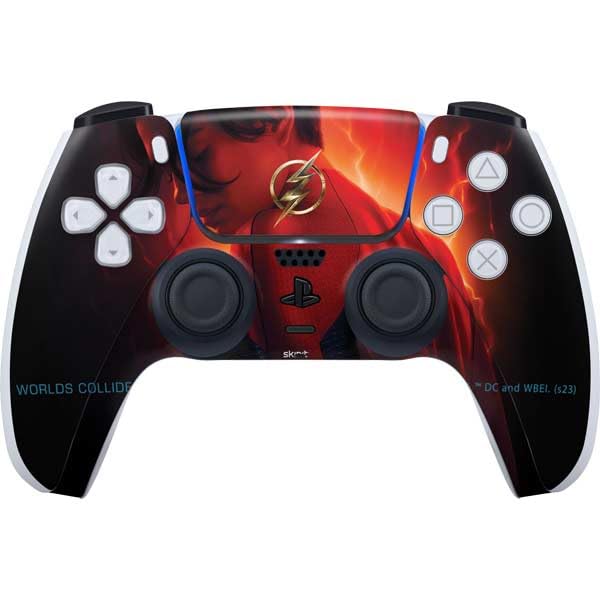Skinit Decal Gaming Skin Compatible with PS5 Controller - Officially Licensed DC Comics The Flash Movie: Supergirl Poster Design