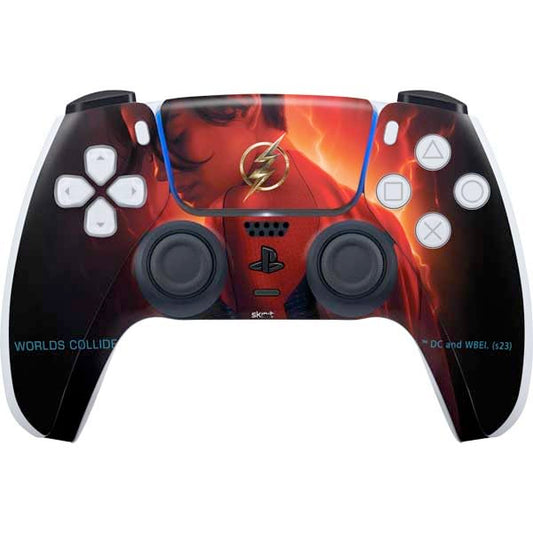 Skinit Decal Gaming Skin Compatible with PS5 Controller - Officially Licensed DC Comics The Flash Movie: Supergirl Poster Design