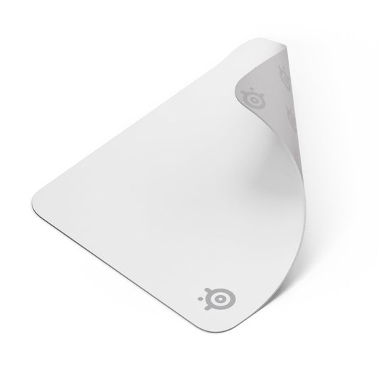 SteelSeries QcK Cloth Gaming Mouse Pad - Exclusive Micro-Woven Surface - Optimized for Gaming Sensors - Maximum Control - Size M - White