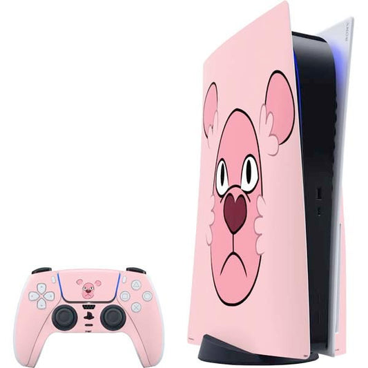 Skinit Decal Gaming Skin Compatible with PS5 Bundle - Officially Licensed Cartoon Network Steven Universe Steven Universe Pink Lion Design
