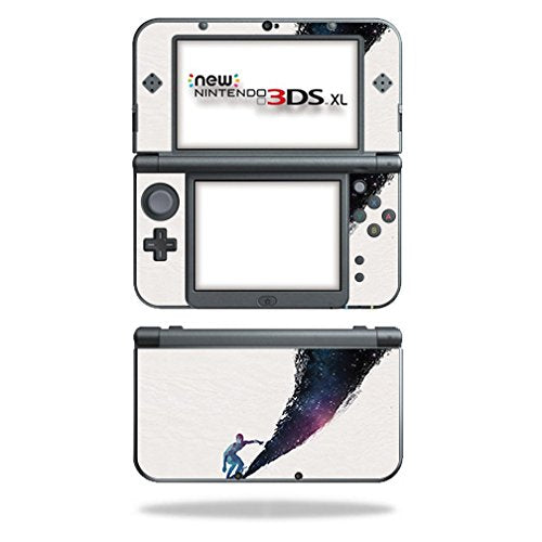 MIGHTY SKINS Nintendo New 3DS XL Skin - Surfing The Universe, Durable Vinyl Decal, Easy to Apply & Remove, Made in USA