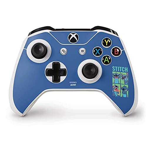 Skinit Decal Gaming Skin Compatible with Xbox One S Controller - Officially Licensed Disney Lilo and Stitch Personalities Moods Design