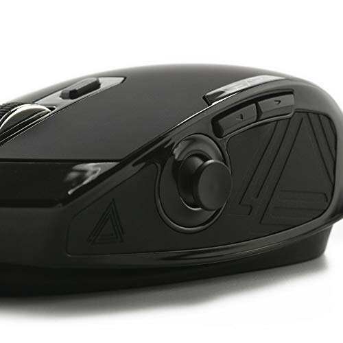 Lexip Pu94 RGB Wired Gaming Mouse - 3D Design Software, 6 Buttons, 2 Joysticks, Black