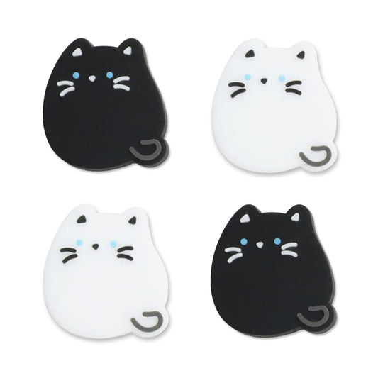 PERFECTSIGHT Switch Joycon Thumb Grips Caps  Cute Kitty Silicone Joystick Cover for Nintendo Switch/Switch Lite/Switch OLED  Soft Analog Button Cover for NS Joycon Controller Accessories  4 PCS Cat