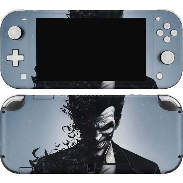 Skinit Decal Gaming Skin Compatible with Nintendo Switch Lite - Officially Licensed DC Comics Arkham Origins Joker Arkham Design