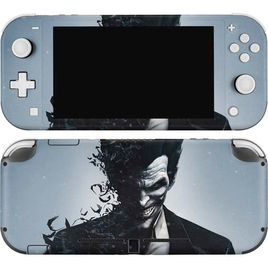 Skinit Decal Gaming Skin Compatible with Nintendo Switch Lite - Officially Licensed DC Comics Arkham Origins Joker Arkham Design