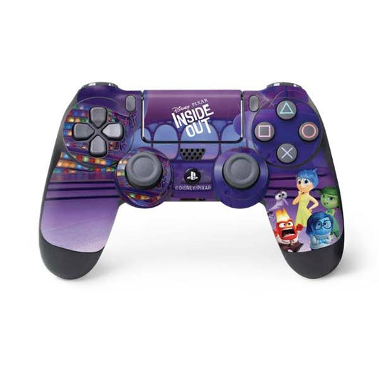 Skinit Decal Gaming Skin Compatible with PS4 Controller - Officially Licensed Disney Inside Out Headquarters Design