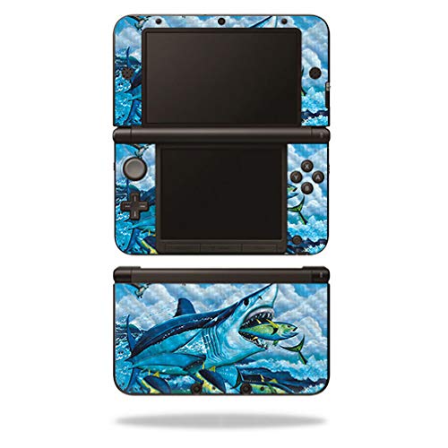 MightySkins Carbon Fiber Skin for Nintendo 3DS XL Original (2012-2014) - Lunch Time | Protective  Durable Textured Carbon Fiber Finish | Easy to Apply  Remove  and Change Styles | Made in The USA