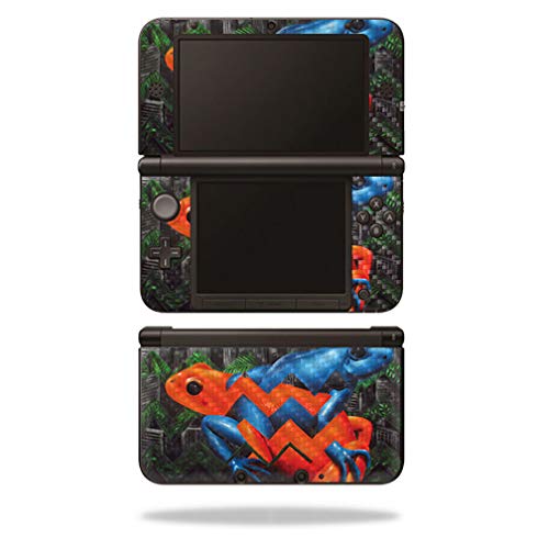 MightySkins Carbon Fiber Skin for Nintendo 3DS XL Original (2012-2014) - Frog Fuse | Protective  Durable Textured Carbon Fiber Finish | Easy to Apply  Remove  and Change Styles | Made in The USA