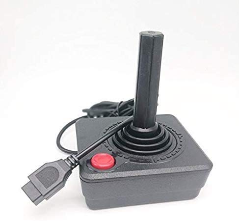 CHILDMORY Black Retro Classic Controller Gamepad for Atari 2600 System