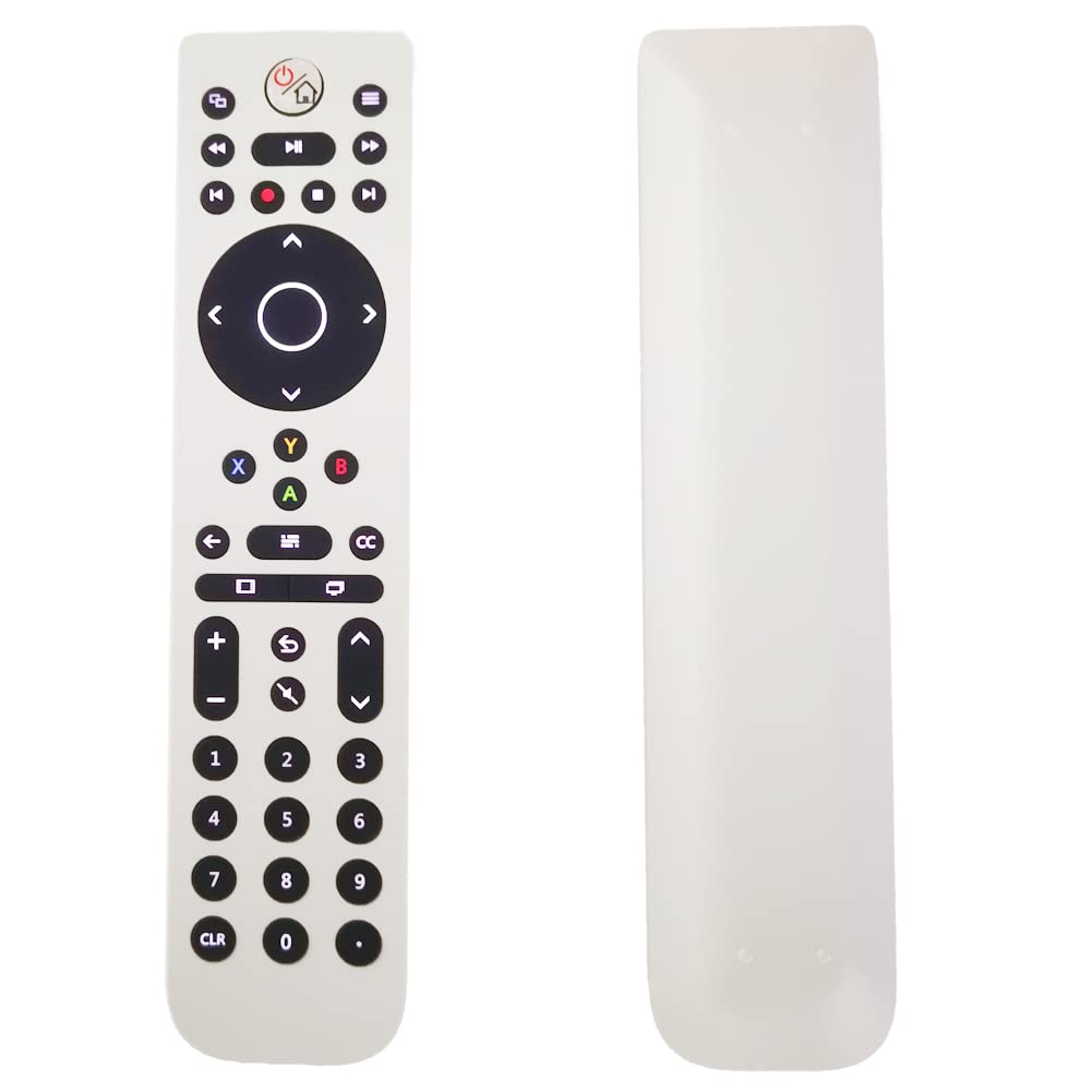 UBay Xbox One Media Remote - Multipurpose Gaming Remote for Blu-Ray & Streaming, Backlit Buttons, White/Black