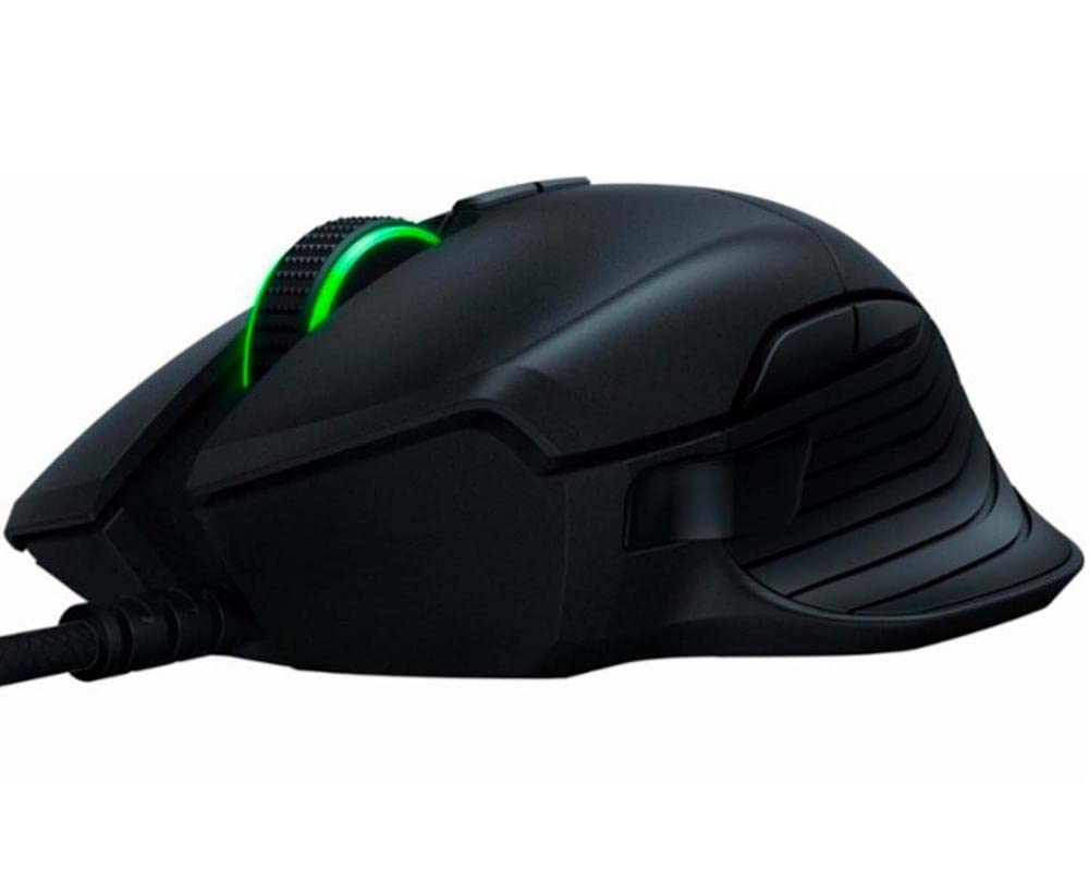 Razer Basilisk Gaming Mouse - 16,000 DPI, Chroma RGB, 8 Programmable Buttons, Classic Black, Model RZ01-02330100-R3U1