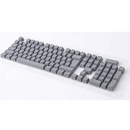 Bossi 104 Keys PBT Backlit Double-shot Keycaps for Cherry MX - Gray, Model TP-K5104