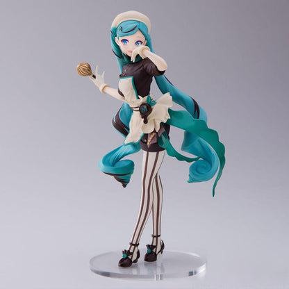 SEGA Hatsune Miku Luminasta Series Figure - 8.3 Inch - Teal & Dark Chocolate Brown - Model 230081