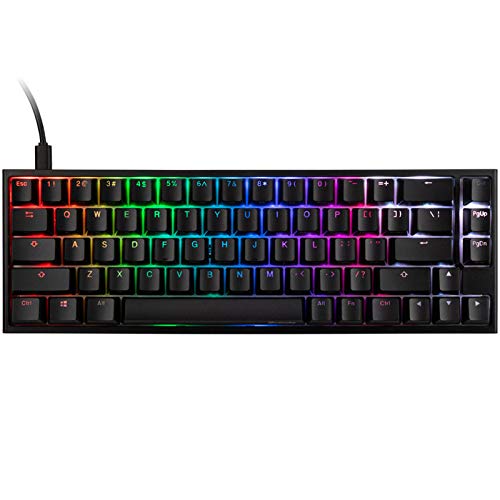 Ducky One 2 SF Keyboard - Cherry MX Black - Model DKON1967ST-AUSPDAZT1 - Compact Mechanical Gaming Keyboard