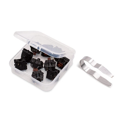 Granvela Cherry MX Brown Mechanical Keyboard Switches - Pack of 10, Durable Brown Switches for Enhanced Typing Experience