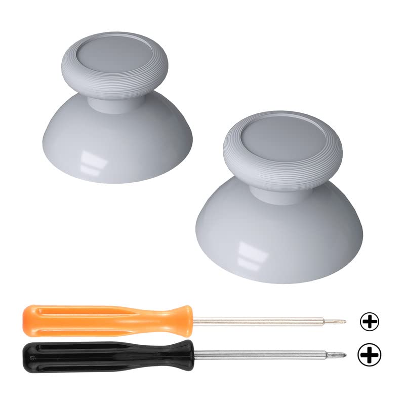 eXtremeRate New Hope Gray Replacement 3D Joystick Thumbsticks  Analog Thumb Sticks with Cross Screwdriver for Nintendo Switch Pro Controller