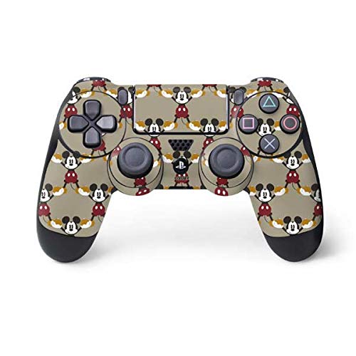 Skinit Decal Gaming Skin Compatible with PS4 Controller - Officially Licensed Disney Mickey Mouse Pattern Formation Design