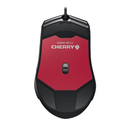 Cherry 2.1 Wired Gaming Mouse - RGB Lighting, 5000 DPI Sensor, Programmable Buttons, Black, Right-Handed, Model JM-2200-2