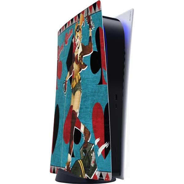 Skinit Decal Gaming Skin Compatible with PS5 Digital Edition Console - Officially Licensed DC Comics Bombshells Harley Quinn Design