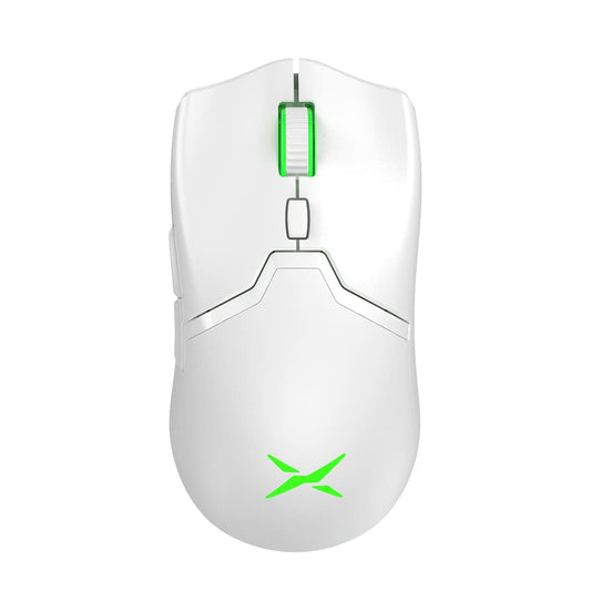DeLUX M800PRO Wireless Gaming Mouse - PAW 3370 Sensor, 19000DPI, 6 Buttons, 70g Lightweight, White